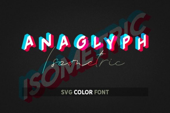 Anaglyph Isometric: A Font That Elevates Web Design