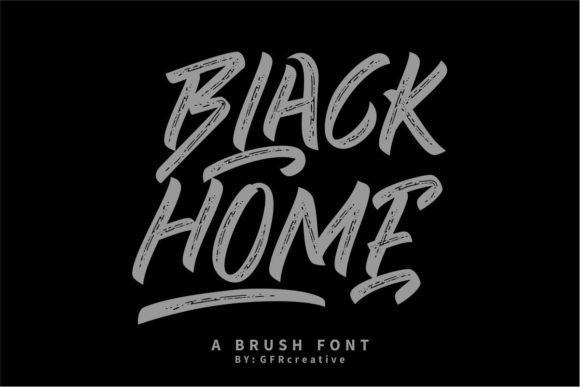 Black Home: A Versatile Display Font for Editorial Design