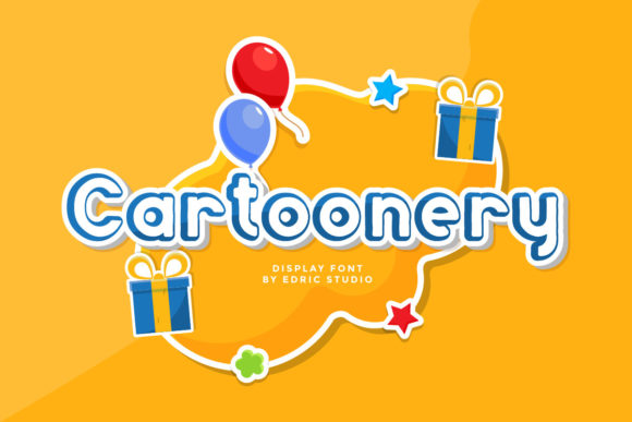 Cartoonery: A Playful Display Font for Editorial Design