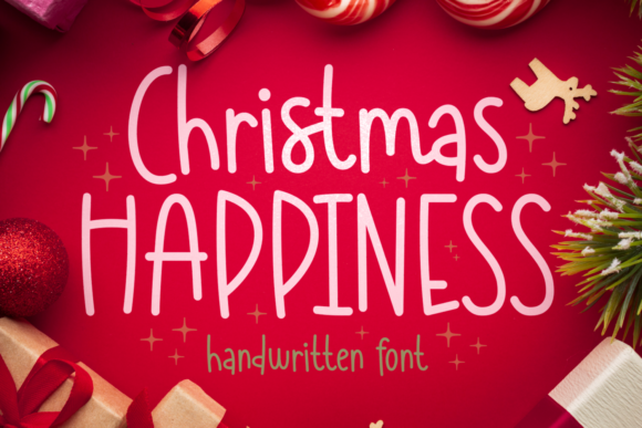 Christmas Happiness: A Font That Brings Holiday Magic to Every Project