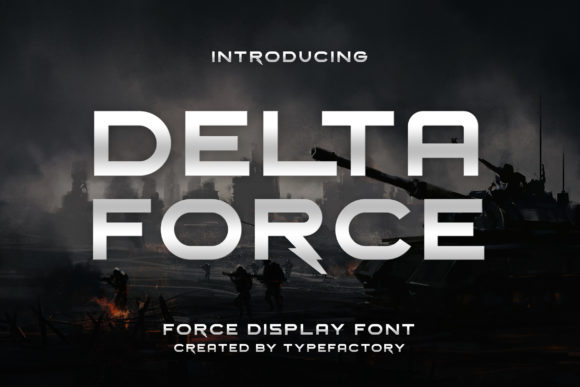 Delta Force: A Bold Typeface for Digital Impact