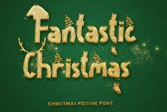 Fantastic Christmas: A Beautiful Display Font for Digital Design