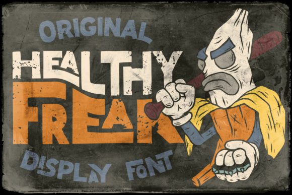 Healthy Freak: A Display Font That Elevates Your Craft Projects