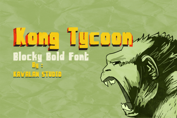 Kong Tycoon: A Bold Font for Creative Crafters