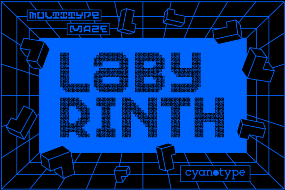 MultiType Maze Labyrinth: A Typographic Twist for Campaigns