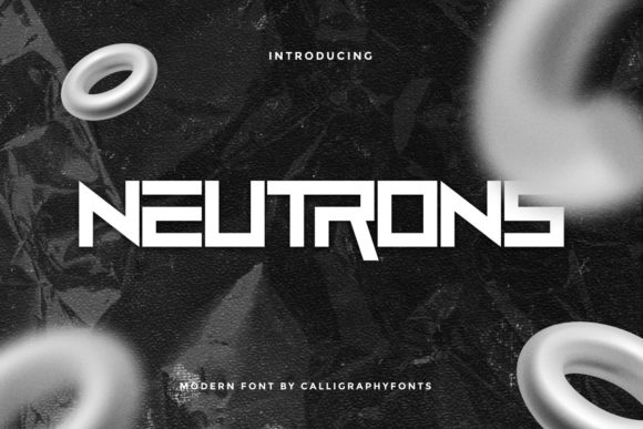 Neutrons: A Bold Display Font for Modern Branding