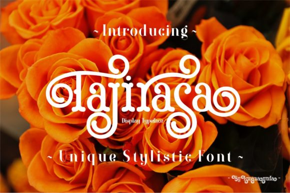 Tajirasa: A Vintage Font for Creative Crafters