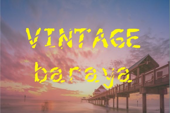 Vintage Baraya: A Script Font for Modern Web Design