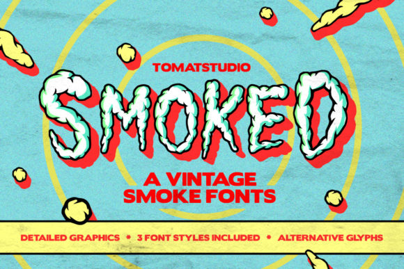 Vintage Smoked: The Font That Adds Mystery to Your Campaign