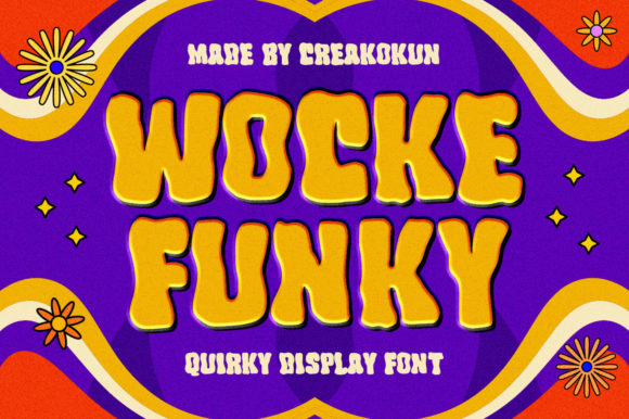 Wocke Funky: A Vibrant Display Font for Editorial Design