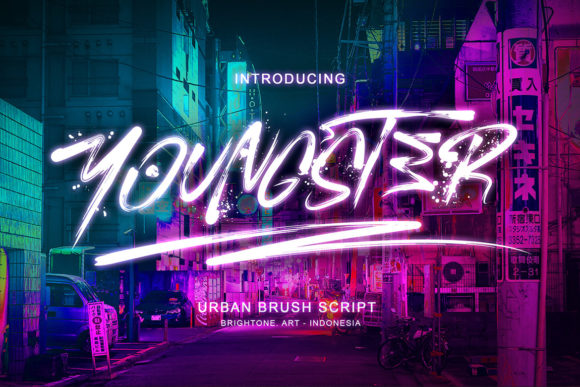 Youngster: A Display Font with a Street Art Edge